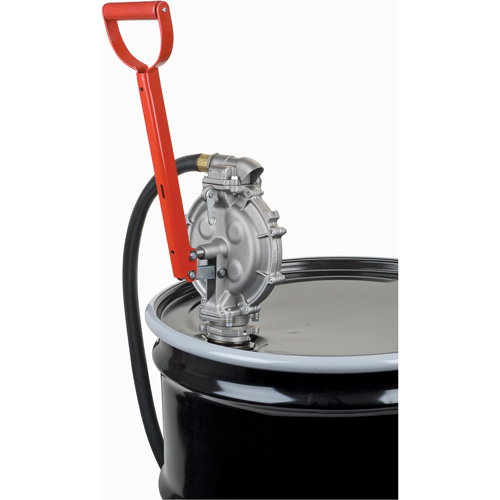 Hand Pump, Aluminum/Steel, 25.5 oz./Stroke, Fits 15-55 Gal. Moffatt Supply & Specialties