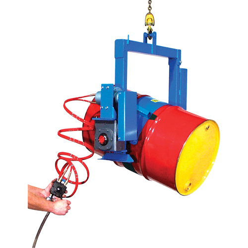 BASCULE BARIL POUDRE MOTEUR AIR, Baril de 55 gal. US (45 gal. imp.), Capacit&eacute; 1500 lb/680 kg Moffatt Supply & Specialties