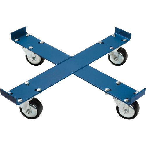 Drum Dolly, Steel, 1000 lbs. Capacity, 24" Diameter, Polyurethane Casters Moffatt Supply & Specialties