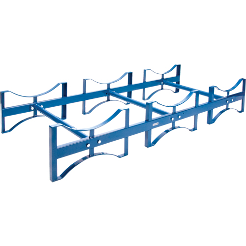 Drum Stacking Rack, 3 Drums, 2400 lbs. Capacity, 71-1/2" W x 30" D x 12-1/2" H Moffatt Supply & Specialties
