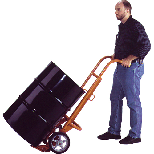 Chariots ergonomiques pour baril, Fabriqu&eacute; en Acier, 55 - 85 gal. US (45 - 70 gal. imp.) Moffatt Supply & Specialties
