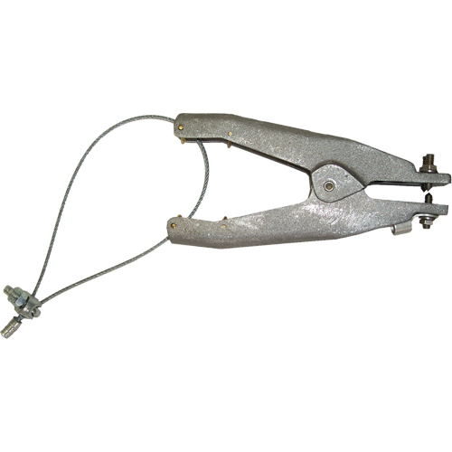 Prise de masse statique (s&eacute;rie GAT), Corps en Aluminium coul&eacute;, Pointe style cuvette en Laiton, 2 pointes style cuvette isol&eacute;es Configuration, 1-1/4" Ouverture max. Moffatt Supply & Specialties