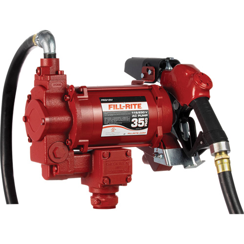 AC Utility Rotary Vane Pumps with Nozzle, 115/230 V, 35 GPM Moffatt Supply & Specialties
