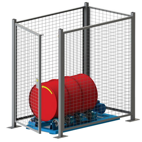 Guard Enclosure Kit for Drum Tumbler Tilt to Load Moffatt Supply & Specialties