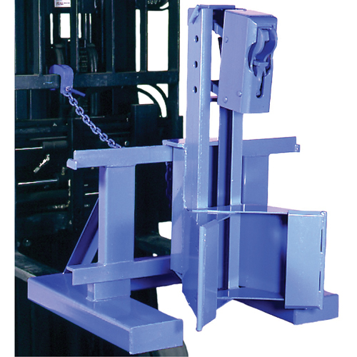 Manipulateur de barils MORSPEED 1500 pour chariot &eacute;l&eacute;vateur, Pour 55 gal. US (45 gal. imp.) Moffatt Supply & Specialties
