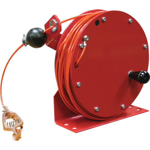 G 3000 Static Discharge Grounding Reel, 100' Length, Heavy-Duty Moffatt Supply & Specialties
