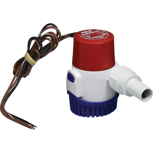Pompe de cale avec capteur &eacute;lectronique de s&eacute;rie S, 500 gal./h, 12 V Moffatt Supply & Specialties