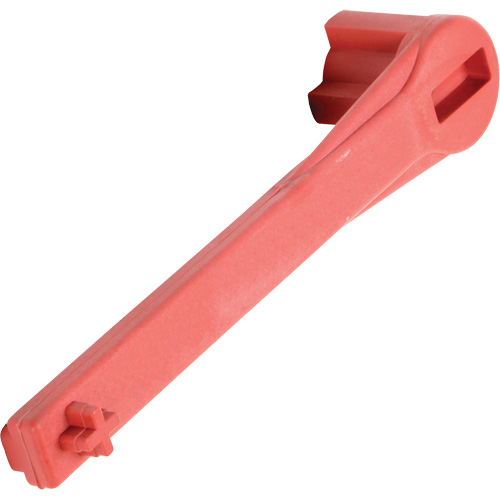 Cl&eacute; pour bouchon-&eacute;crou sp&eacute;cialis&eacute;e &agrave; un seul c&ocirc;t&eacute;, Ouverture de 1-1/4", Poign&eacute;e 8", Nylon anti&eacute;tincelles Moffatt Supply & Specialties