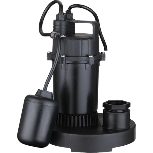 Pompe de puisard submersible thermoplastique, 2560 gal./h, 115 V, 4,6 A, 1/3 CV Moffatt Supply & Specialties