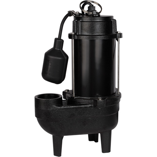 Cast Iron Sewage Pump, 120 V, 9.5 A, 6000 GPH, 1/2 HP Moffatt Supply & Specialties