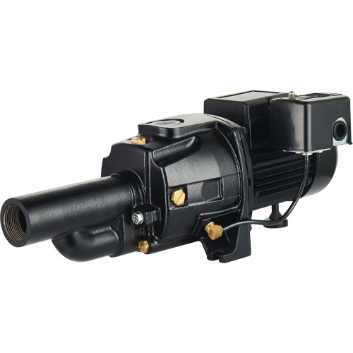 Pompe &agrave; jet en fonte &agrave; double tension transformable, 115 V/230 V, 1100 gal./h, 1/2 CV Moffatt Supply & Specialties