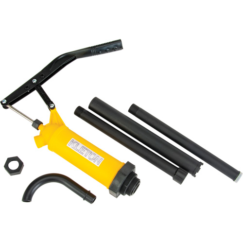 Lever-Type Drum Pump, Polypropylene, 14 oz./Stroke, Fits 5-55 Gal. Moffatt Supply & Specialties