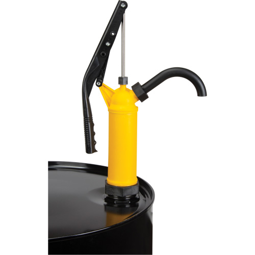Lever-Type Drum Pump, Polypropylene, 14 oz./Stroke, Fits 5-55 Gal. Moffatt Supply & Specialties
