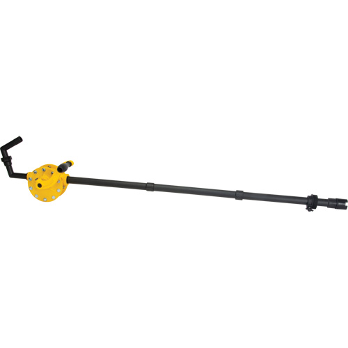 Pompe rotative pour baril, Polypropyl&egrave;ne, Pour capacit&eacute; 15 - 55 gal. US, 8 oz/course Moffatt Supply & Specialties