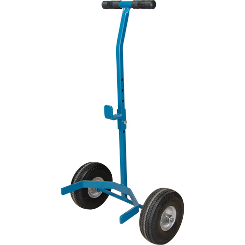 Cylinder Cart, Flat-Free Wheels, 15-1/2" W x 14-1/4" L Base, 600 lbs. Moffatt Supply & Specialties