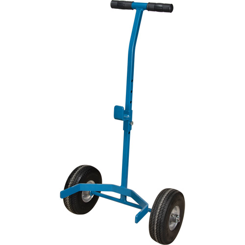 Cylinder Cart, Flat-Free Wheels, 15-1/2" W x 14-1/4" L Base, 600 lbs. Moffatt Supply & Specialties