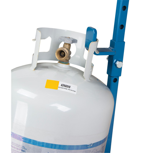 Cylinder Cart, Flat-Free Wheels, 15-1/2" W x 14-1/4" L Base, 600 lbs. Moffatt Supply & Specialties