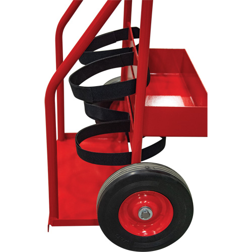 Chariot de prevention d'incendie pour travaux &agrave; chaud, Roues Semi-pneumatique, Base de 17,75" la x 8,9" lo, 100 lb Moffatt Supply & Specialties