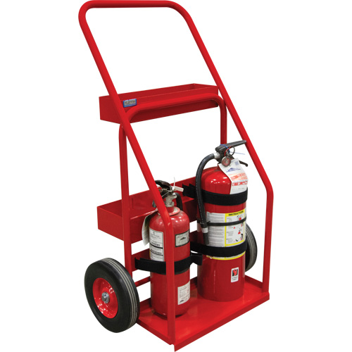 Chariot de prevention d'incendie pour travaux &agrave; chaud, Roues Semi-pneumatique, Base de 17,75" la x 8,9" lo, 100 lb Moffatt Supply & Specialties