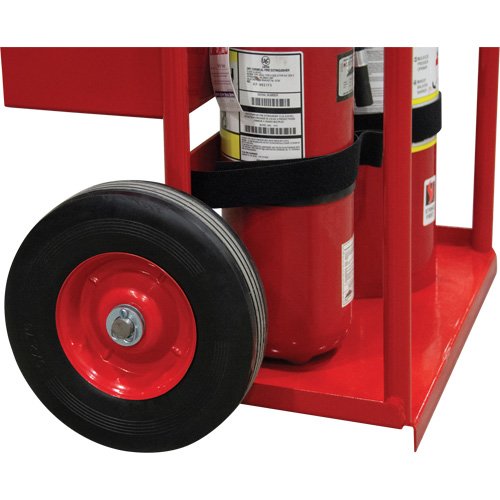 Chariot de prevention d'incendie pour travaux &agrave; chaud, Roues Semi-pneumatique, Base de 17,75" la x 8,9" lo, 100 lb Moffatt Supply & Specialties