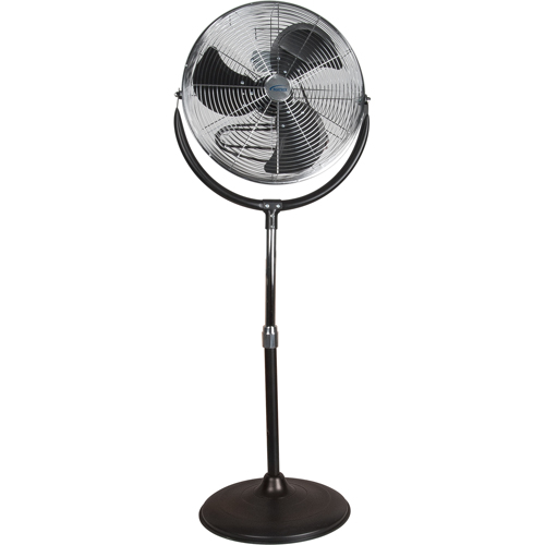 High-Velocity Pedestal Fan, Commercial, 3 Speed, 20" Diameter Moffatt Supply & Specialties