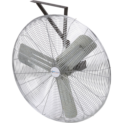 Non-Oscillating Wall Fan, Commercial, 3 Speed, 24" Diameter Moffatt Supply & Specialties