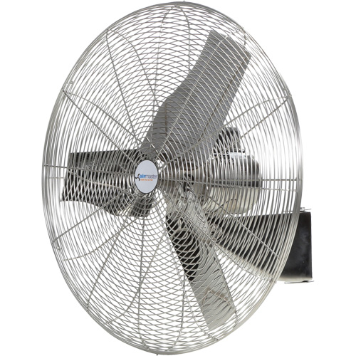 Stainless Steel Food Service Washdown Air Circulating Fans, Industrial, 1 Speed, 24" Diameter Moffatt Supply & Specialties