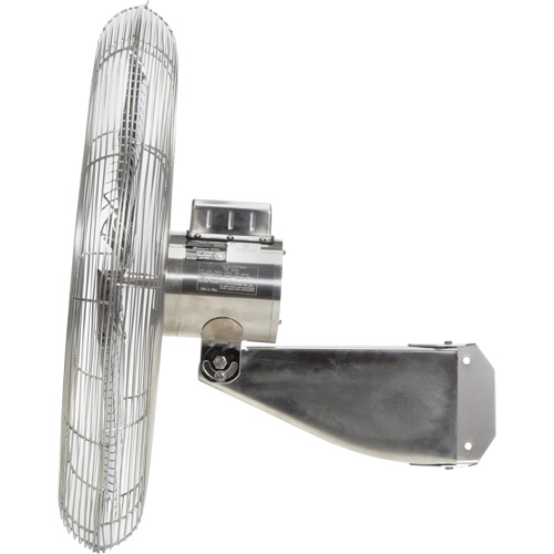 Stainless Steel Food Service Washdown Air Circulating Fans, Industrial, 1 Speed, 24" Diameter Moffatt Supply & Specialties