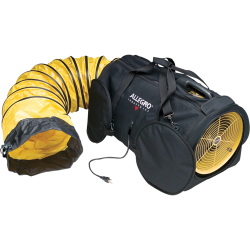 Ventilateurs axiaux  Air Bag  ALLEGRO INDUSTRIES, 1/2 CV, 1800 pi³/min Moffatt Supply & Specialties