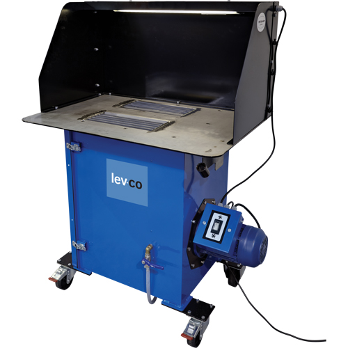 Sledgehammer*Series Downdraft Tables, 120 V, 1200 CFM, 35" W x 24" L Moffatt Supply & Specialties