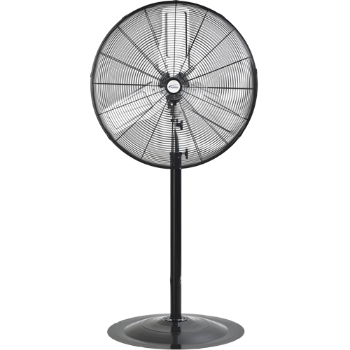 Oscillating Pedestal Fan, Heavy-Duty, 2 Speed, 30" Diameter Moffatt Supply & Specialties