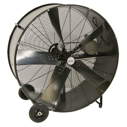 Heavy-Duty Fixed Belt Drive Drum Fan, Industrial, 2 Speed, 42" Diameter Moffatt Supply & Specialties