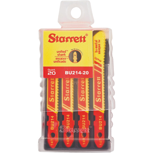 Lames pour scie sauteuse Unified Shank, Bim&eacute;tal, 2" lo, 14 dents par pouce Moffatt Supply & Specialties