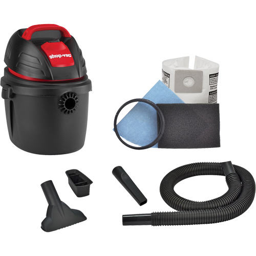 Aspirateur portable pour atelier, Secs-humides, 2,5 CV, 2,5 gal. US (9,5 litres) Moffatt Supply & Specialties