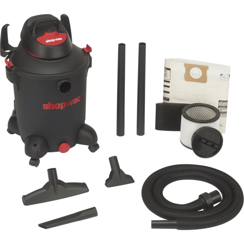 Aspirateur utilitaire pour atelier, Secs-humides, 5 CV, 10 gal. US (37,9 litres) Moffatt Supply & Specialties