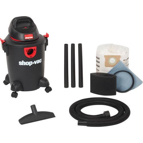 Aspirateur d'atelier s&eacute;rie bricolage & atelier, Secs-humides, 3,5 CV, 6 gal. US (22,7 litres) Moffatt Supply & Specialties