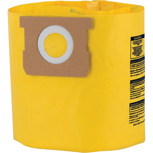 Sacs filtrants jetables &agrave; haute efficacit&eacute; de type D, 4 gal. US Moffatt Supply & Specialties