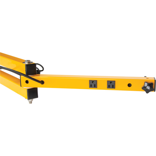 180 Double Locking Arm with 2 Receptacles Moffatt Supply & Specialties