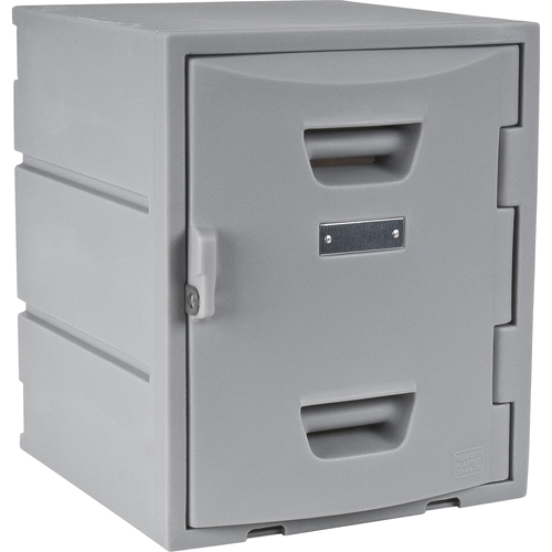 Casier, 15" x 15" x 18", Gris, Assembl&eacute; Moffatt Supply & Specialties