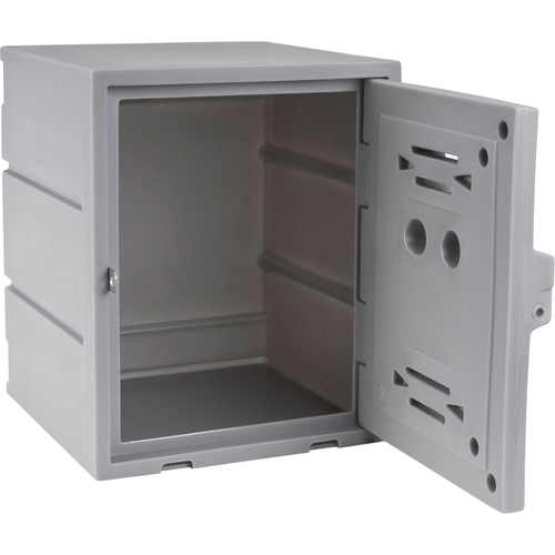 Casier, 15" x 15" x 18", Gris, Assembl&eacute; Moffatt Supply & Specialties