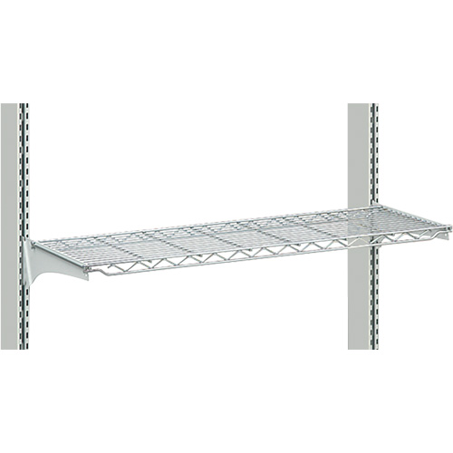 Postes de travail modulaires ergonomiques - Tablettes en fil m&eacute;tallique Moffatt Supply & Specialties