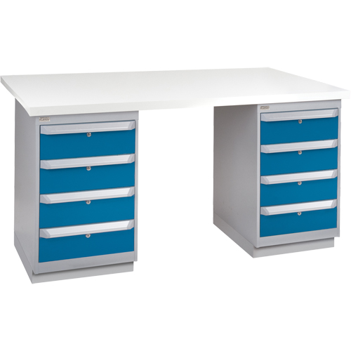 &eacute;tabli pr&eacute;conçu, 72" la x 30" p x 34" h, Capacit&eacute; 2500 lb Moffatt Supply & Specialties