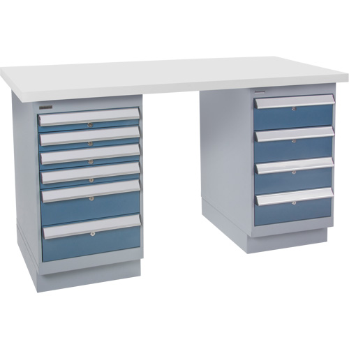 Pre-Designed Workbench, 72" W x 30" D x 34" H, 2500 lbs. Capacity Moffatt Supply & Specialties