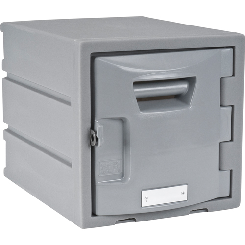 Casier, 12" x 15" x 12", Gris, Assembl&eacute; Moffatt Supply & Specialties