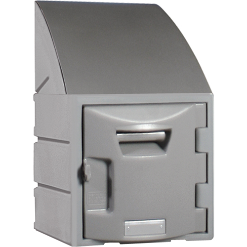 Casier, 12" x 15" x 25", Gris, Assembl&eacute; Moffatt Supply & Specialties