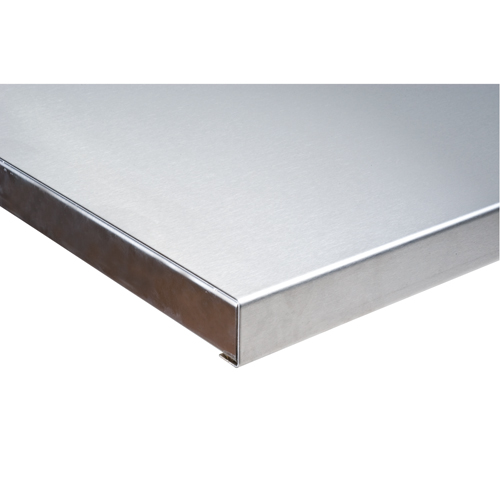 304 Stainless Steel Wood-Filled Workbench Tops, 30" D x 48" W, 1-3/4" Thick Moffatt Supply & Specialties