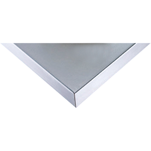 304 Stainless Steel Wood-Filled Workbench Tops, 24" D x 48" W, 1-3/4" Thick Moffatt Supply & Specialties