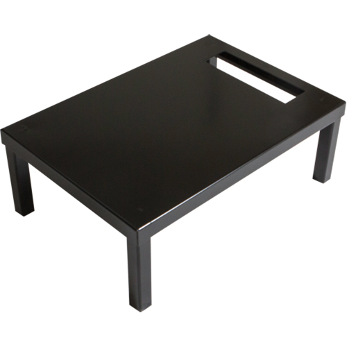 Base autoportante pour casiers robustes enti&egrave;rement soud&eacute;e Concorde, 2 Blocs, 6" lo x 24" la x 18" p, Noir, Acier Moffatt Supply & Specialties