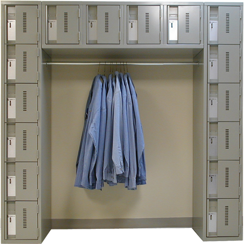 Archettes Concorde Heavy Duty Lockers, 16 -tier, Bank of 3, 18" x 72" x 72", Steel Moffatt Supply & Specialties
