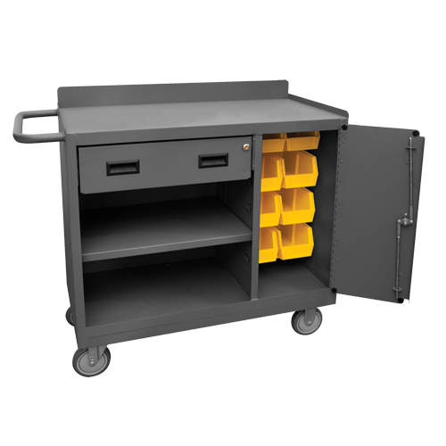 Armoire d'&eacute;tabli mobile, Acier Surface Moffatt Supply & Specialties